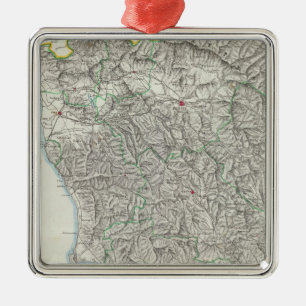 Region of Tuscany Italy Metal Ornament