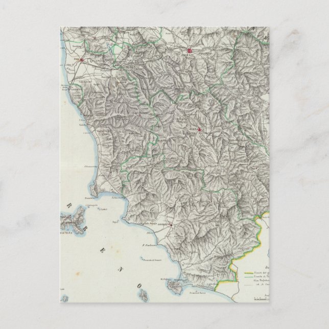 Region of Tuscany Italy Postcard (Front)