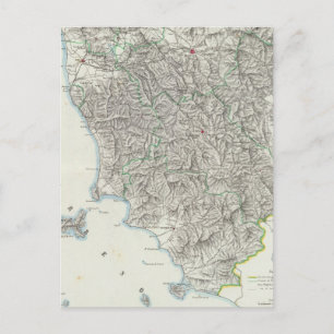 Region of Tuscany Italy Postcard