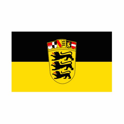 regional flag of Baden_Wrttemberg Cutout