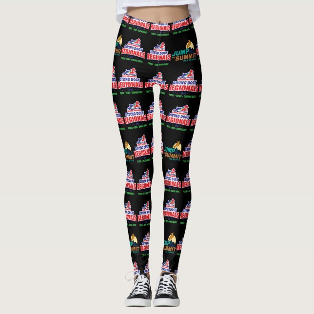 Regionals Leggings - Black (Front)