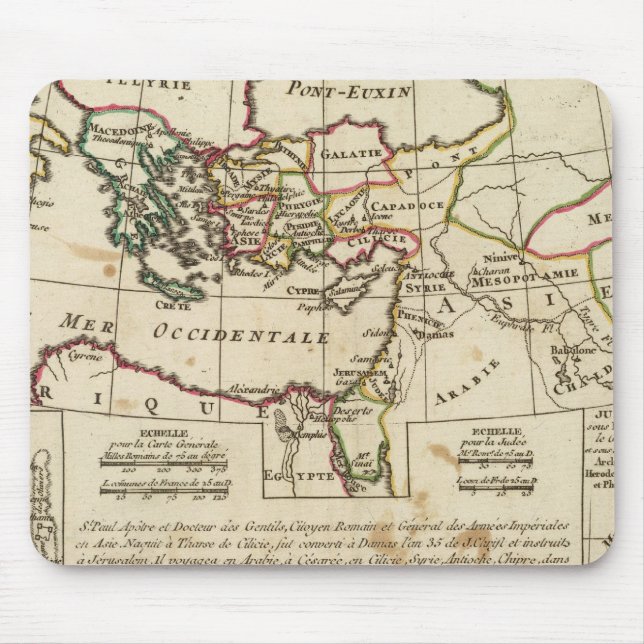 Regions, places in the New Testament Mouse Pad (Front)