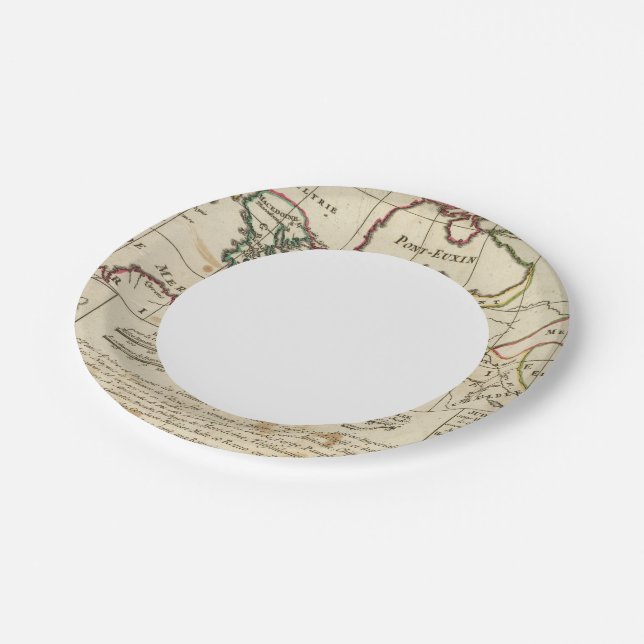 Regions, places in the New Testament Paper Plates (Angled)