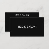 REGIS SALON, www.regissalons.com Business Card (Front/Back)