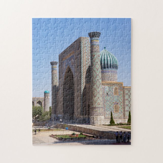Registan square - Samarkand, Uzbekistan, Asia Jigsaw Puzzle (Vertical)