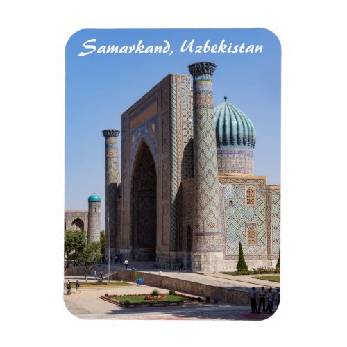 Registan square _ Samarkand Uzbekistan Asia Magnet