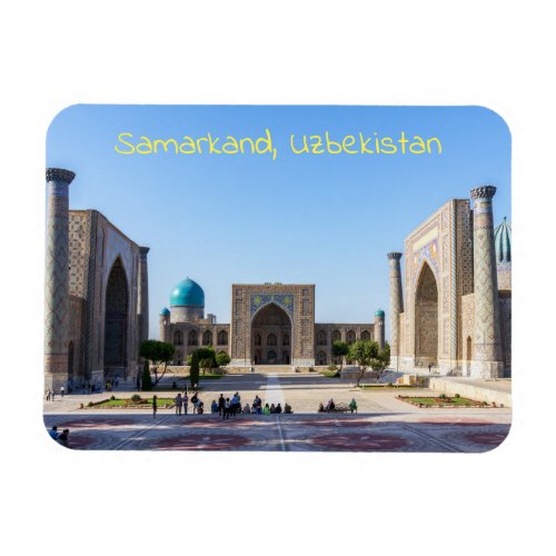 Registan square _ Samarkand Uzbekistan Asia Magnet