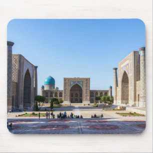 Registan square - Samarkand, Uzbekistan, Asia Mouse Pad