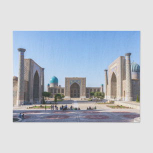Registan square - Samarkand, Uzbekistan, Asia Tissue Paper