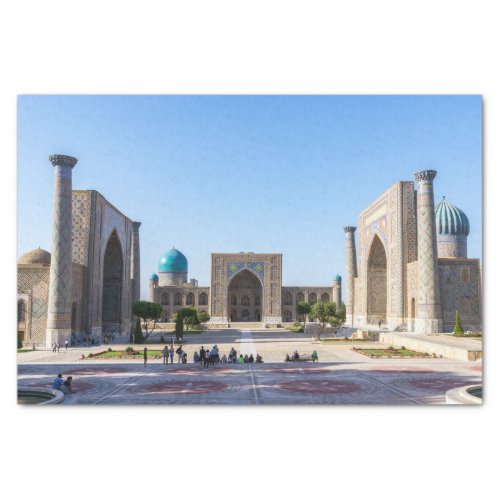 Registan square _ Samarkand Uzbekistan Asia Tissue Paper