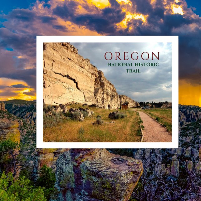 Register Cliff, Oregon Trail, Wyoming Postcard (Creator Uploaded)