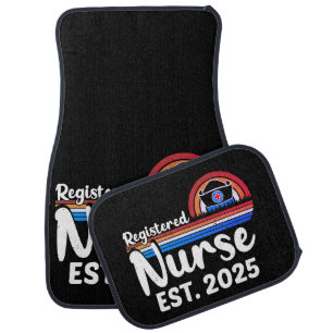 Register Nurse Car Floor Mat