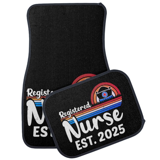 Register Nurse Car Floor Mat (Set)