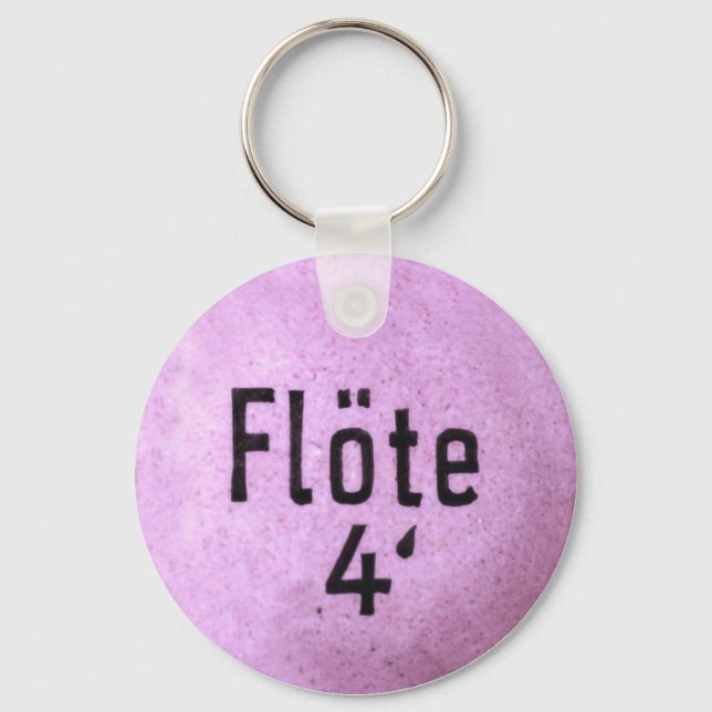 Register of organs as key keychain (Front)