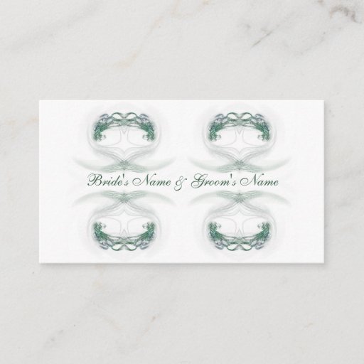 Customizable Register Profile Card for Weddings Business Card Template