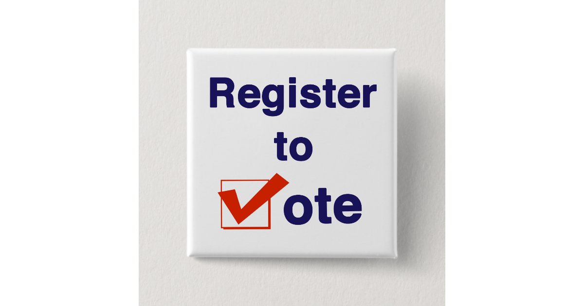 Register To Vote 2020 Button | Zazzle.com