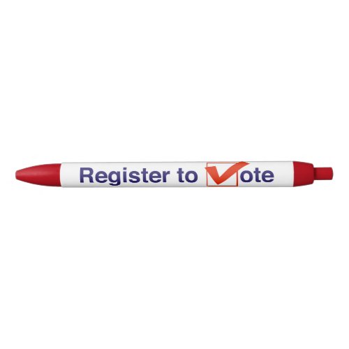 Register To Vote 2024 Black Ink Pen