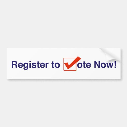 Register To Vote 2024 Bumper Sticker