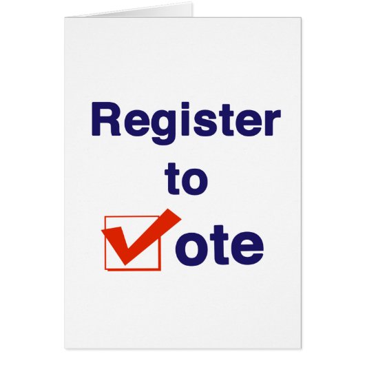 Register To Vote 2024 Cards (Front)