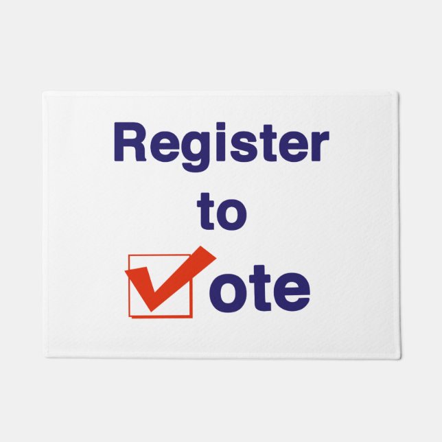 Register To Vote 2026 Doormat (Front)