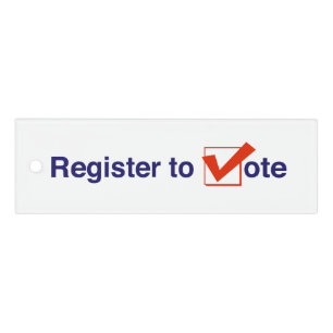 Register to Vote 2026 Elections Ruler