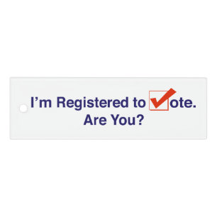 Register to Vote 2026 Elections Ruler
