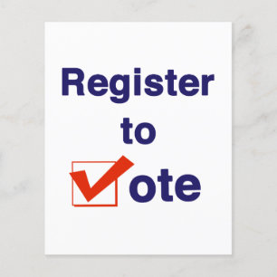 Register To Vote 2026 Flyer