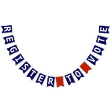 Register to Vote Red White and Blue Patriotic
