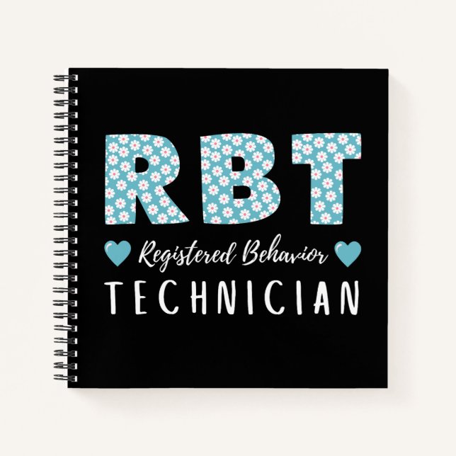 Registered behavior technician ABA Therapist Notebook (Front)