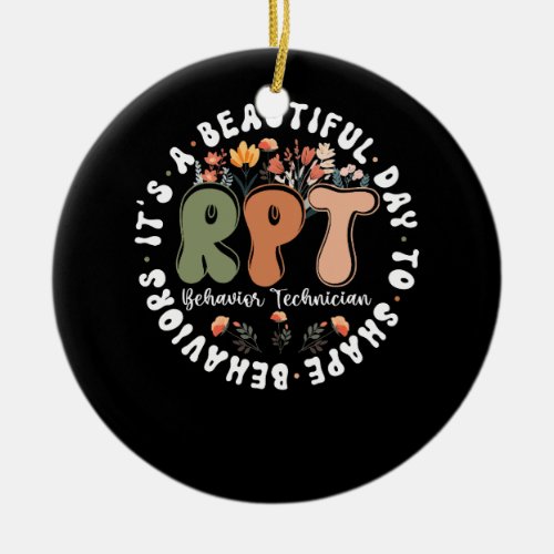 Registered Behavior Technician RBT Behavior Therap Ceramic Ornament