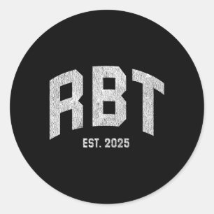 Registered Behavior Technician Rbt Graduation 2025 Classic Round Sticker
