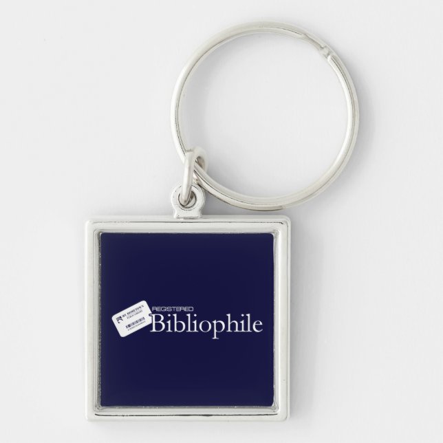 Registered Bibliophile Keychain (Front)