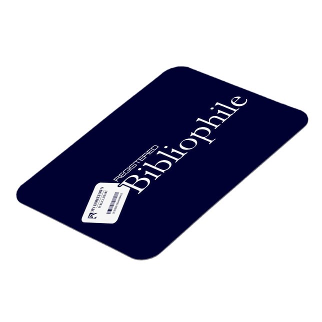 Registered Bibliophile Magnet (Left Side)