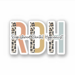 Registered Dental Hygienist Gift, Dental Hygiene Sticker