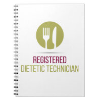 Registered Dietetic Technician spiral notebook