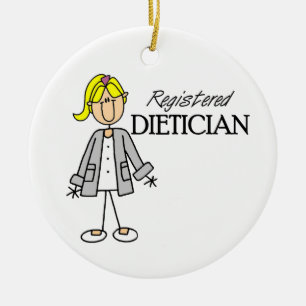 Registered Dietician Ceramic Ornament