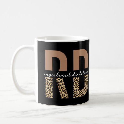 Registered Dietitian Cheetah print RD Gifts Coffee Mug