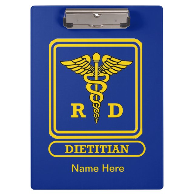 Registered Dietitian Clipboard (Front)