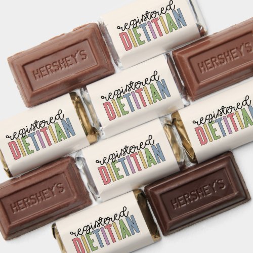 Registered Dietitian Multicolored RD Gifts Hersheys Miniatures