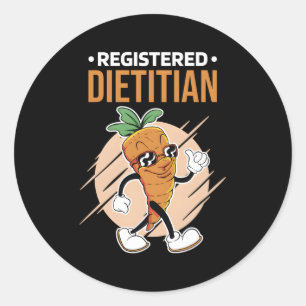 Registered Dietitian Nutritionists Classic Round Sticker