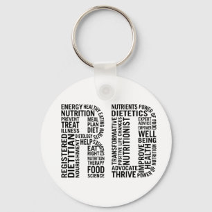 Registered Dietitian RD Keychain