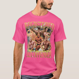 Registered Flex Offender Funny Workout Gym Meme Bo T-Shirt