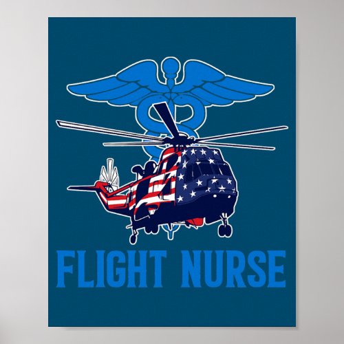 Registered Flight Nurse Aircrew RN Medical  Poster