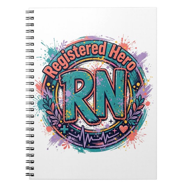 Registered Hero RN Notebook (Front)