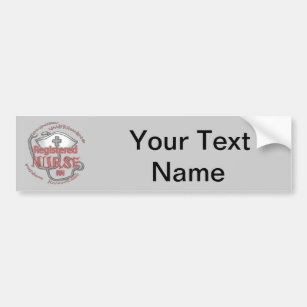 Registered Nurse Axiom custom name Bumper Sticker