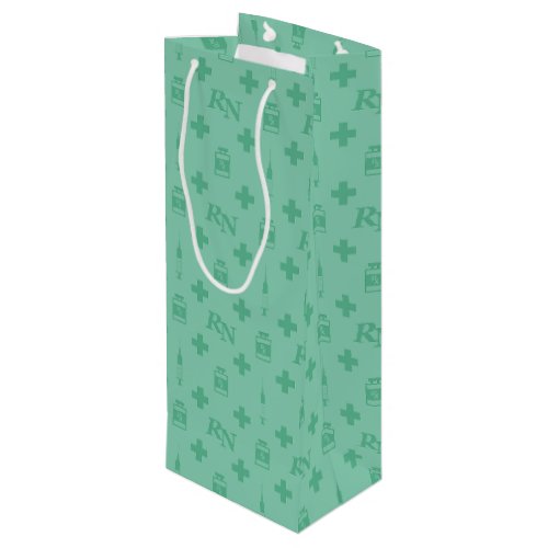 registered nurse birthday wine gift bag