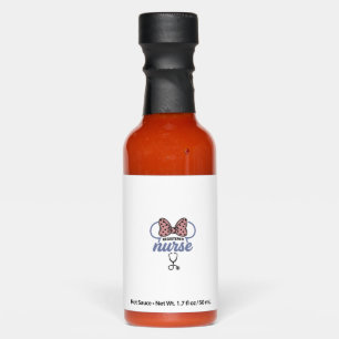 Registered Nurse Bow Stethoscope Vintage Graphic_1 Hot Sauces