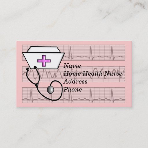 Customizable Registered Nurse Business Cards