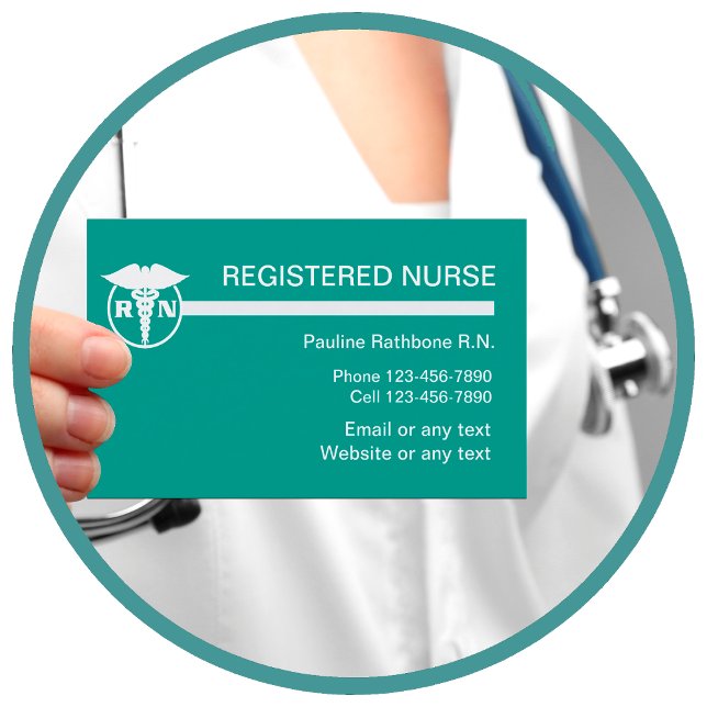 Registered Nurse Business Cards (Creator Uploaded)