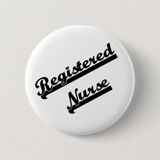 Registered Nurse Button (Front)